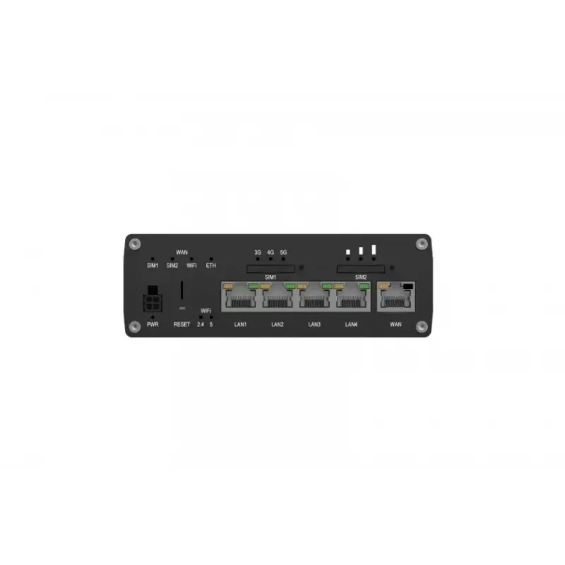 Router bezprzewodowy Teltonika RUTM54 Gigabit Ethernet Dual-band 5G Czarny