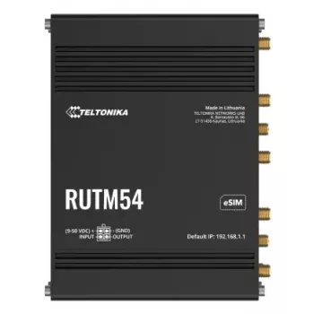 Router bezprzewodowy Teltonika RUTM54 Gigabit Ethernet Dual-band 5G Czarny