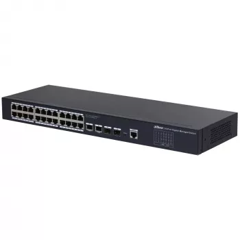 Dahua Technology SG4028 Managed L2 Gigabit Ethernet (10/100/1000) Czarny
