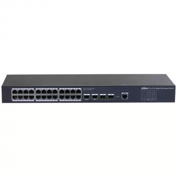 Dahua Technology SG4028 Managed L2 Gigabit Ethernet (10/100/1000) Czarny