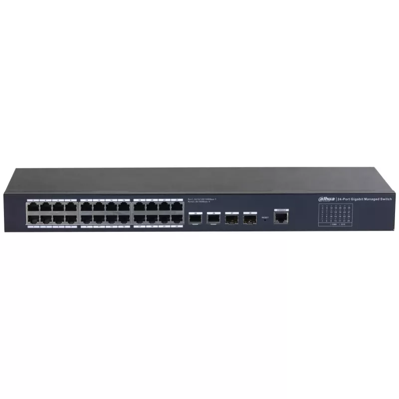 Dahua Technology SG4028 Managed L2 Gigabit Ethernet (10/100/1000) Czarny