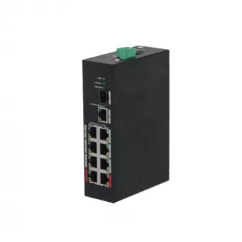 Dahua Technology PFS3110-8ET-96-V2 Zarządzalny Fast Ethernet (10/100) Power over Ethernet (PoE) 10U Czarny