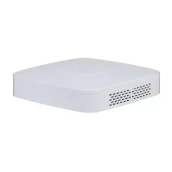 Sieciowy rejestrator wideo DAHUA NVR4104-P-EI — 4-kanałowy NVR, do 3840×2160, dysk SATA, 1U, biały
