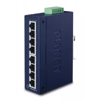 PLANET Industrial Switch Ip30 cienki Type 8-port