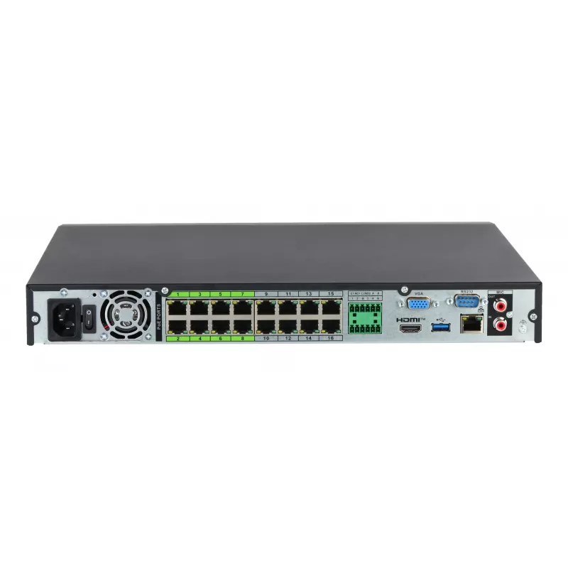 Rejestrator sieciowy Dahua Technology WizSense NVR5216-16P-EI2 1U Czarny