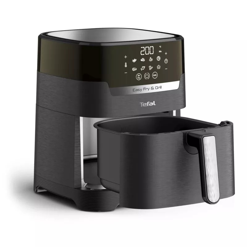 Tefal Easy Fry & Grill EY5058 Pojedynczy 4,2 l Wolnostojący 1550 W Frytownica na gorące powietrze Czarny
