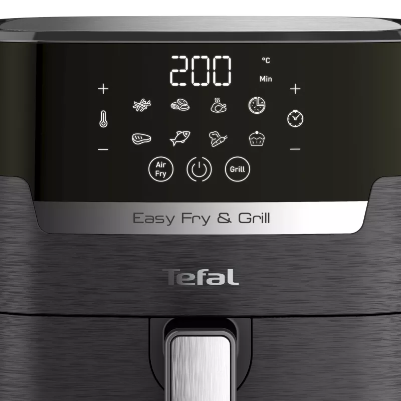 Tefal Easy Fry & Grill EY5058 Pojedynczy 4,2 l Wolnostojący 1550 W Frytownica na gorące powietrze Czarny