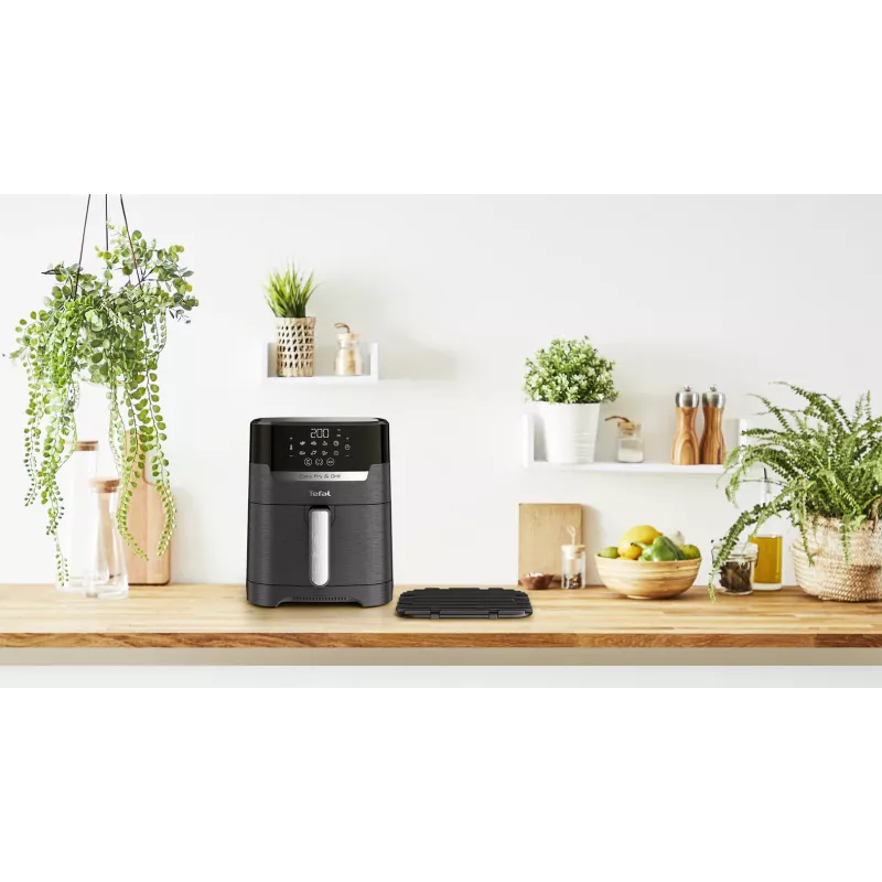 Tefal Easy Fry & Grill EY5058 Pojedynczy 4,2 l Wolnostojący 1550 W Frytownica na gorące powietrze Czarny