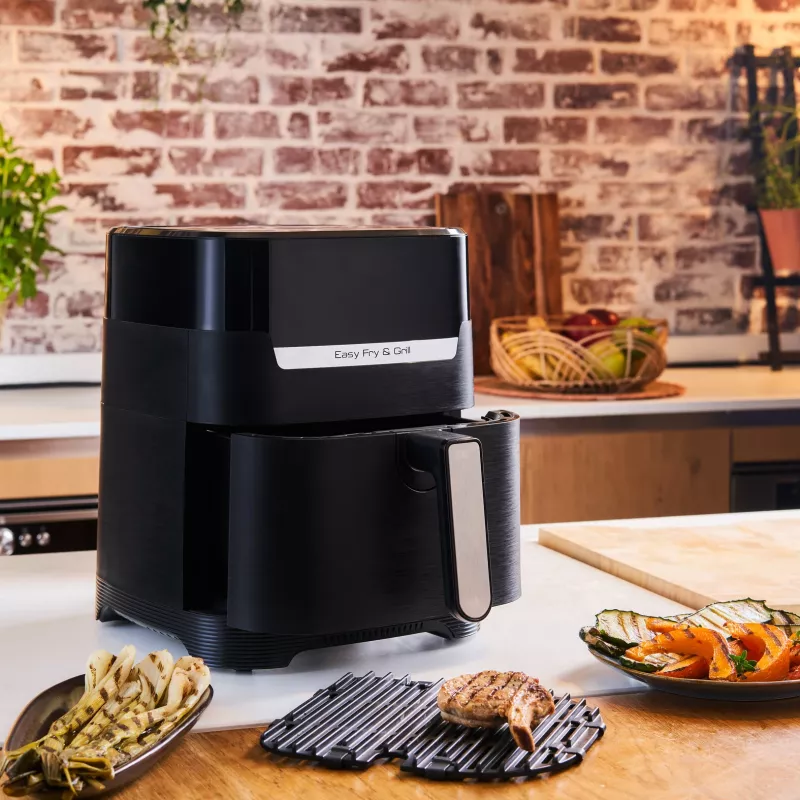 Tefal Easy Fry & Grill EY5058 Pojedynczy 4,2 l Wolnostojący 1550 W Frytownica na gorące powietrze Czarny