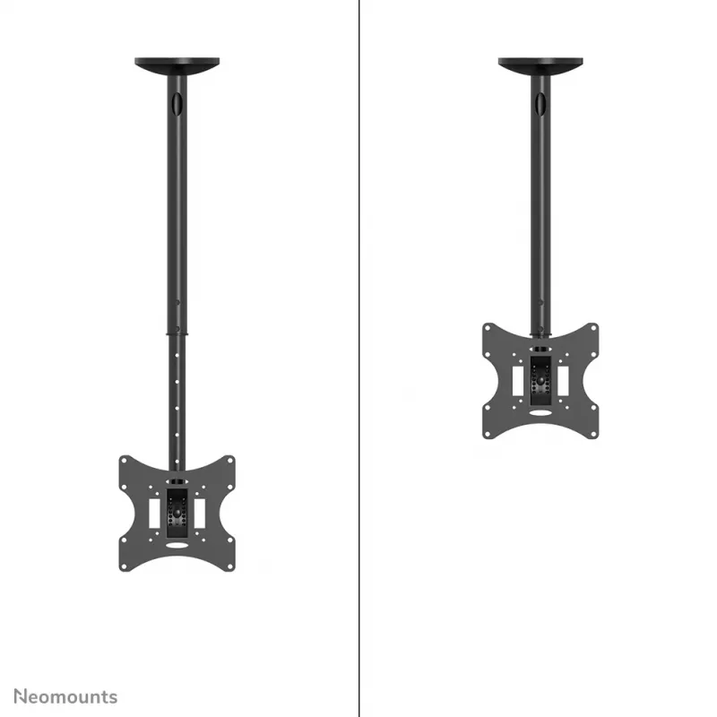 Neomounts FPMA-C060Czarny Uchwyt sufitowy do monitora/telewizora 10-40 cali - wys. 60-85 cm