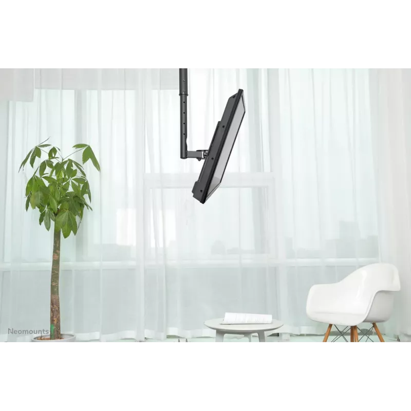 Neomounts FPMA-C060Czarny Uchwyt sufitowy do monitora/telewizora 10-40 cali - wys. 60-85 cm