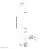 Neomounts FPMA-C060Czarny Uchwyt sufitowy do monitora/telewizora 10-40 cali - wys. 60-85 cm