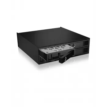 ICY BOX - IB-2242U2K - Backplane, 4x U.2 2,5 NVMe SSD (6-15 mm) für 1x 5,25 Schacht - black