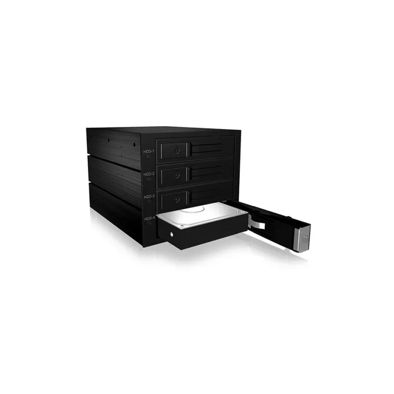 ICY BOX IB-564SAS-12G macierz dyskowa Czarny