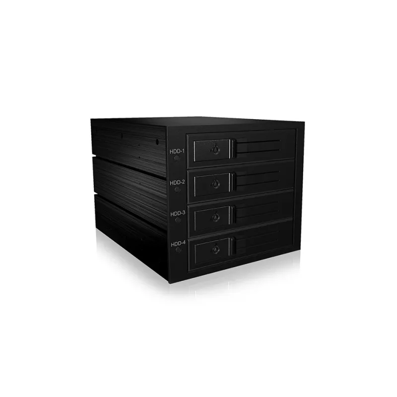 ICY BOX IB-564SAS-12G macierz dyskowa Czarny