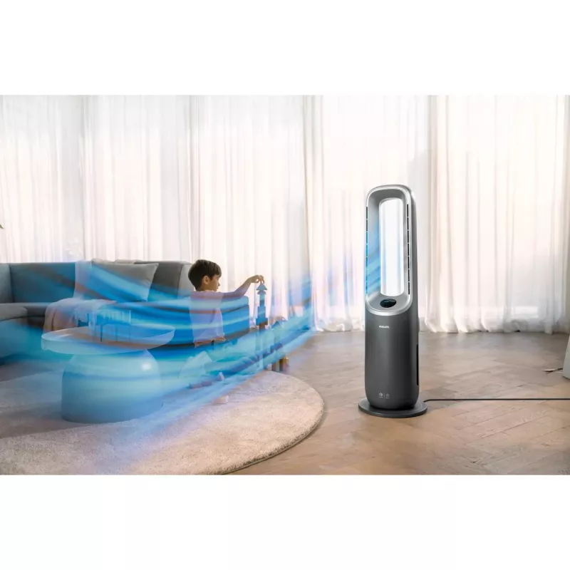 Philips AMF870/15 oczyszczacz powietrza 70 m² 46 dB 2200 W Srebrny, Szary