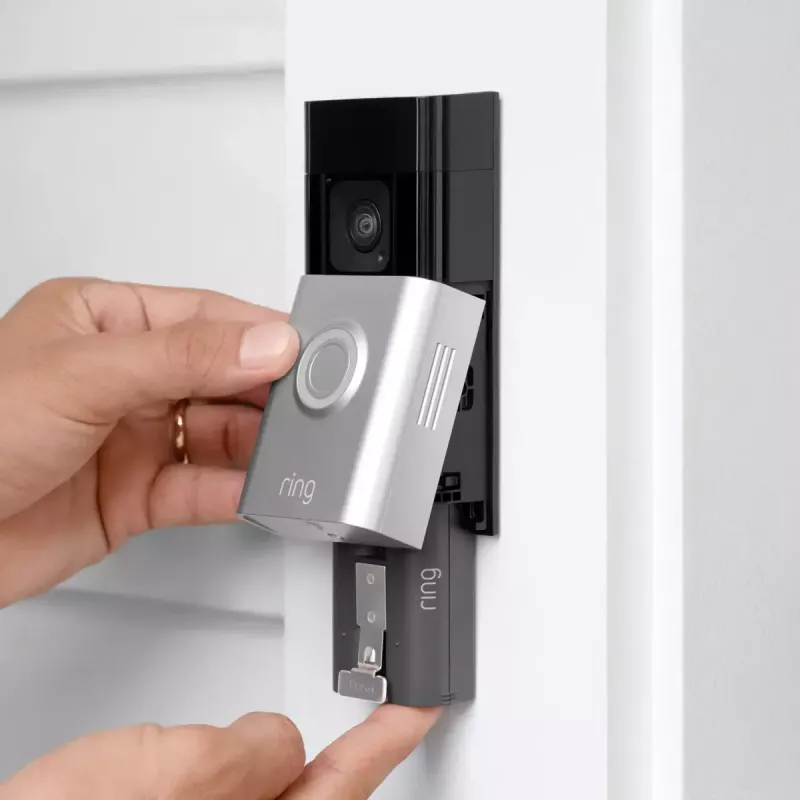 Battery Doorbell Plus Ring Czarny Nikiel