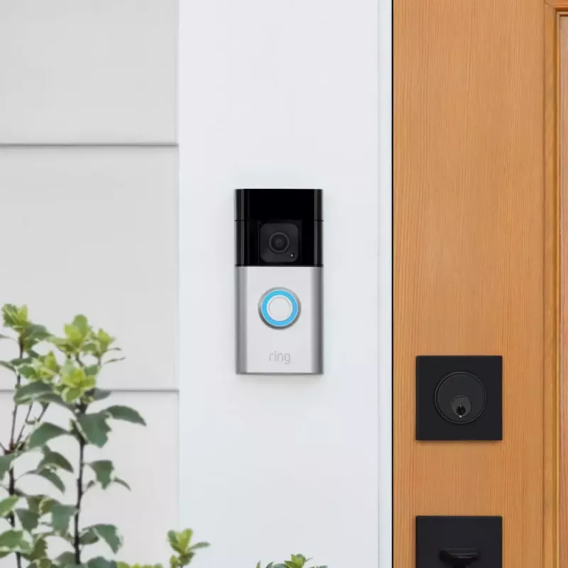 Battery Doorbell Plus Ring Czarny Nikiel