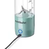 Sport blender NUTRIBULLET Portable 0,475 L niebieski, zasilany bateriami, pojemnik Tritan, ostrza ze stali nierdzewnej