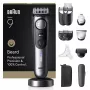 Braun BeardTrimmer 9 BT9560 trymer do brody Zasilany bateriami 52 2 cm Na mokro i sucho Czarny, Srebrny