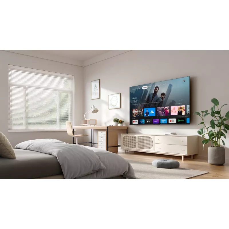 Telewizor TCL 55P69K 139,7 cm (55 cali) 4K Ultra HD Smart TV Wi-Fi Czarny