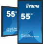 iiyama TF5539AS-B1AG Wyświetlacz reklamowy Kiosk design 138,7 cm (54,6 cala) LED 435 cd/m² 4K Ultra HD Czarny Ekran dotykowy Wbudowany procesor Android 11 24/7