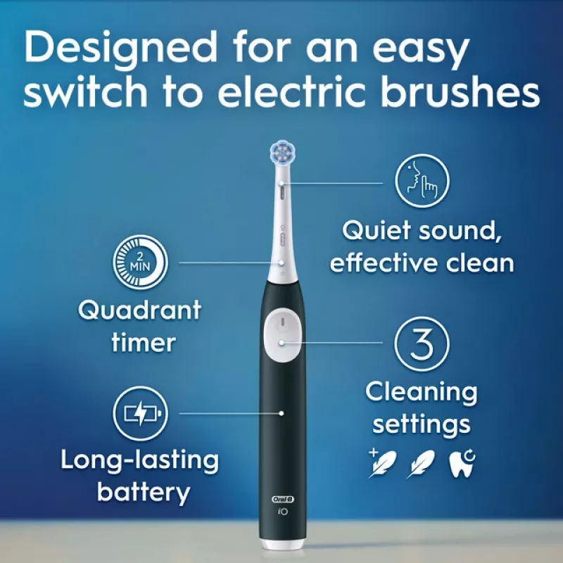 Szczoteczka elektryczna BRAUN Oral‑B iO Series 2 zielona akumulatorowa z etui podróżnym