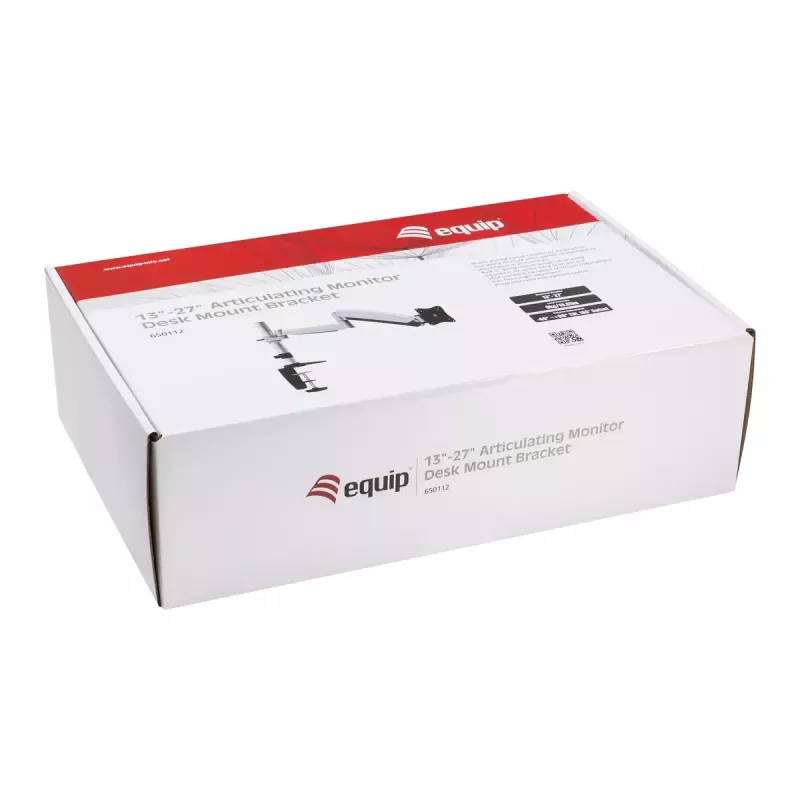 Uchwyt biurkowy do monitora Equip z przegubem, 13–27 cali