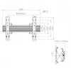 Uchwyt ścienny do TV Equip 37-65 cali modułowy Push-In Pop-Out