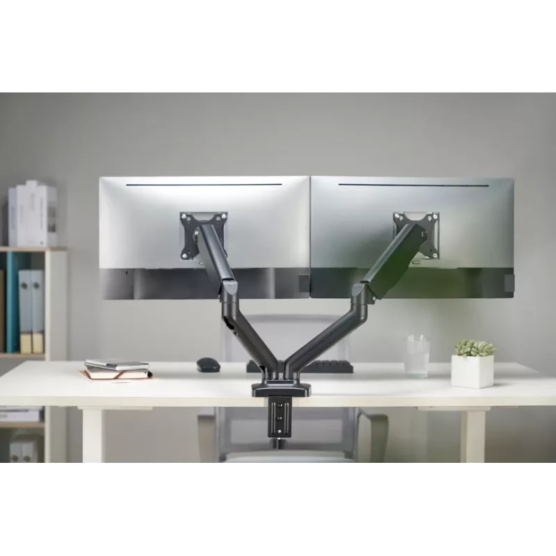 Equip 13 inch-27 inch Interactive Dual Monitor Desk Mount Bracket
