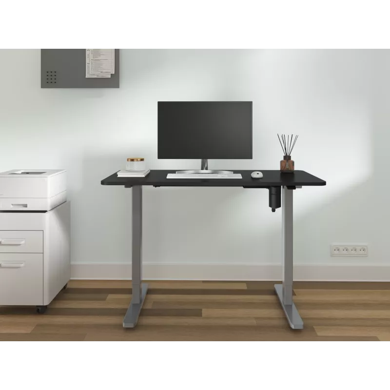 Equip ERGO rama elektryczna biurka siedząco-stojącego z blatem, szary