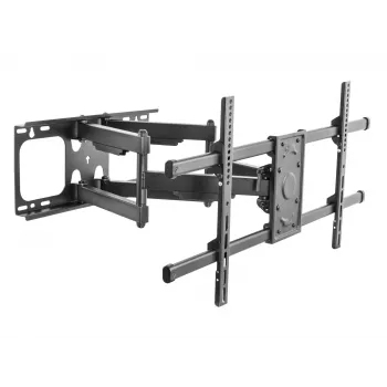Uchwyt ścienny Equip 37-90 cali z funkcją pochylania/obrotu, 200 x 200 mm, 816 x 410 mm, -15 - 5°, -60 - 60°, stal, czarny