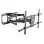 Uchwyt ścienny Equip 37-90 cali z funkcją pochylania/obrotu, 200 x 200 mm, 816 x 410 mm, -15 - 5°, -60 - 60°, stal, czarny