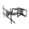 Uchwyt ścienny Equip 37-90 cali z funkcją pochylania/obrotu, 200 x 200 mm, 816 x 410 mm, -15 - 5°, -60 - 60°, stal, czarny