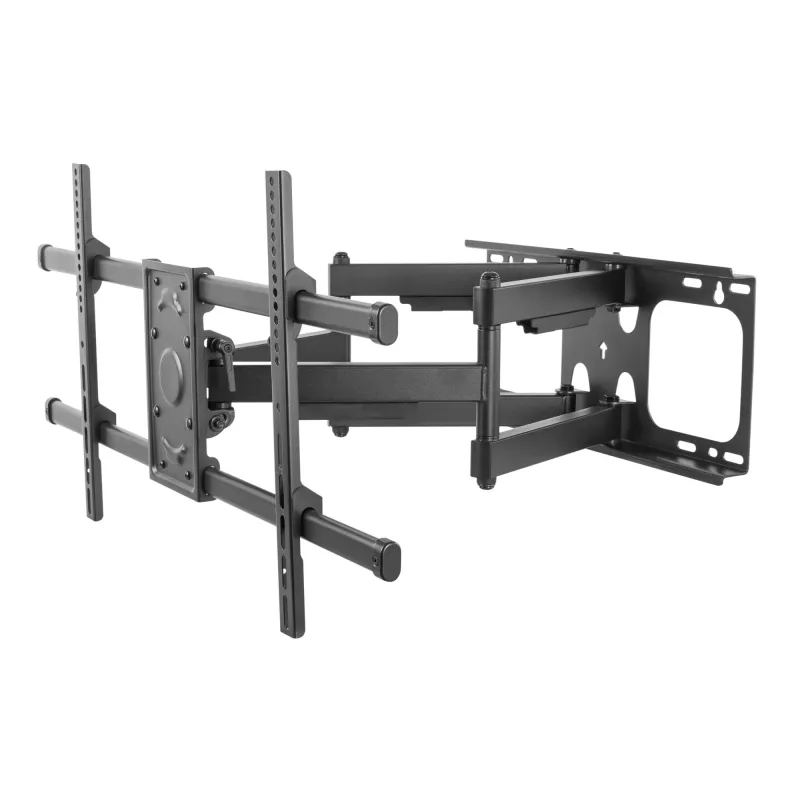 Uchwyt ścienny Equip 37-90 cali z funkcją pochylania/obrotu, 200 x 200 mm, 816 x 410 mm, -15 - 5°, -60 - 60°, stal, czarny
