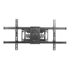 Uchwyt ścienny Equip 37-90 cali z funkcją pochylania/obrotu, 200 x 200 mm, 816 x 410 mm, -15 - 5°, -60 - 60°, stal, czarny