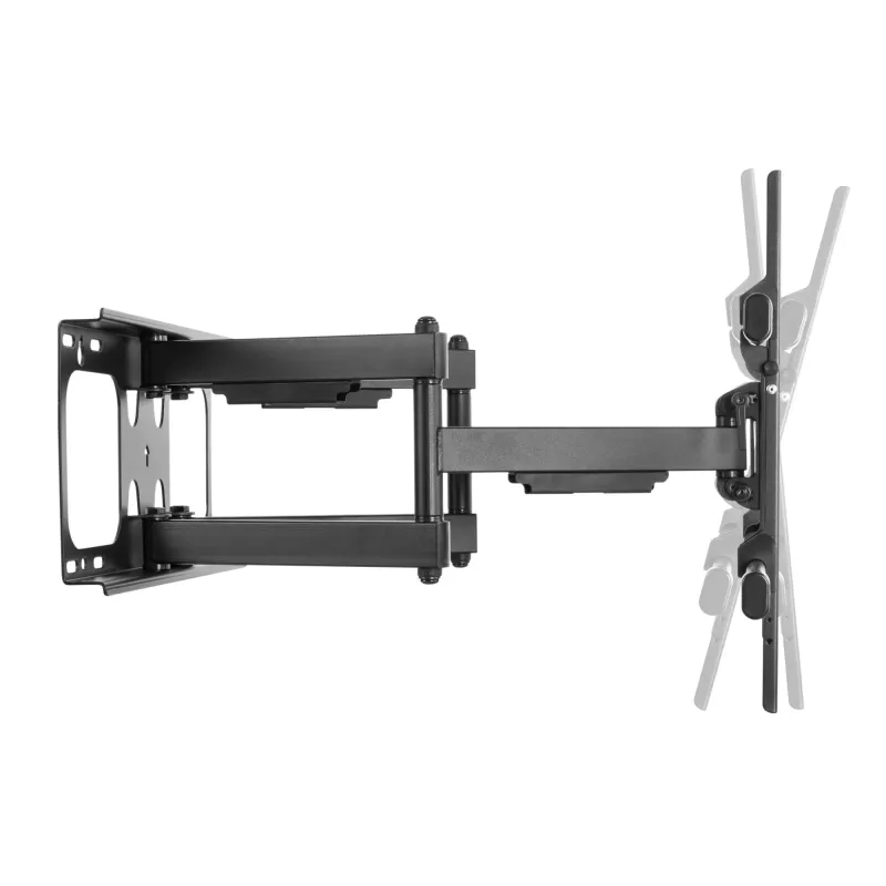 Uchwyt ścienny Equip 37-90 cali z funkcją pochylania/obrotu, 200 x 200 mm, 816 x 410 mm, -15 - 5°, -60 - 60°, stal, czarny