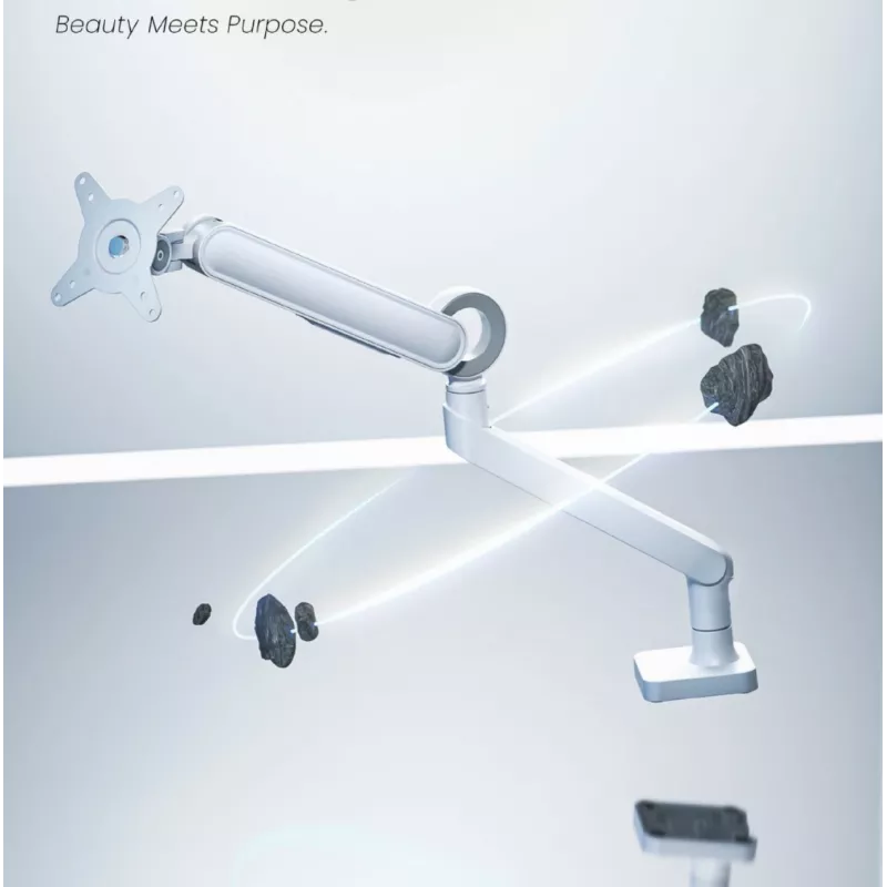 Equip 17–35 cali Premium Monitor Desk Mount Bracket, Biały