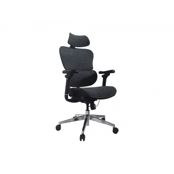 Equip Ergonomic Premium Office Chair with Headrest and Armrests, niebieski Czarny
