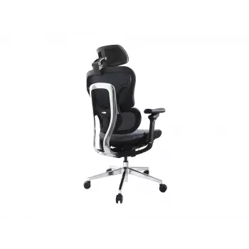 Equip Ergonomic Premium Office Chair with Headrest and Armrests, niebieski Czarny