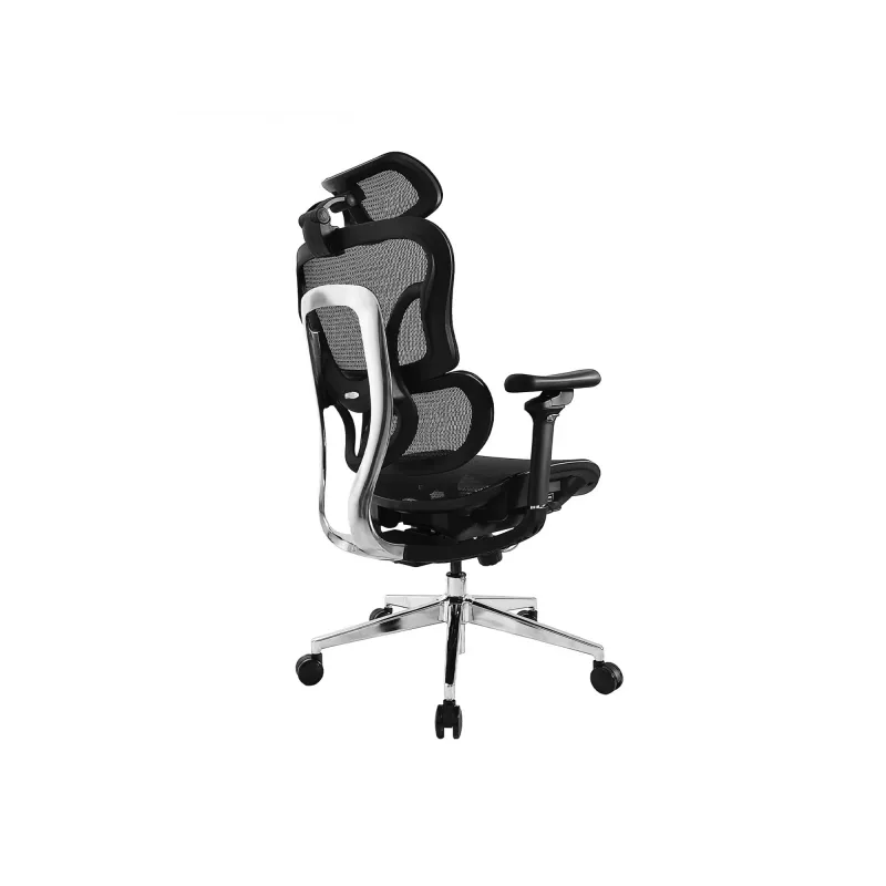 Equip Ergonomic Premium Office Chair with Headrest and Armrests, Czarny