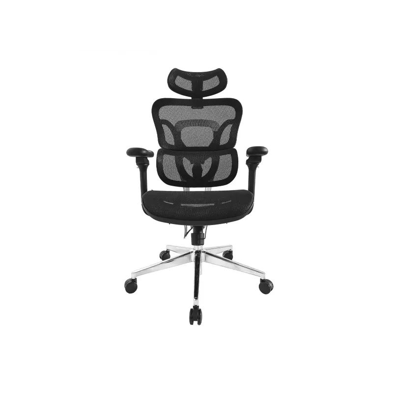 Equip Ergonomic Premium Office Chair with Headrest and Armrests, Czarny