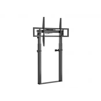 Equip 55 cali-100 cali Stały zmotoryzowany uchwyt ścienny, 139,7 cm (55 cali), 2,54 m (100 cali), 200 x 200 mm, 800 x 600 mm, Aluminium, Tworzywo sztuczne, Stal nierdzewna, Czarny