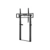 Equip 55 cali-100 cali Stały zmotoryzowany uchwyt ścienny, 139,7 cm (55 cali), 2,54 m (100 cali), 200 x 200 mm, 800 x 600 mm, Aluminium, Tworzywo sztuczne, Stal nierdzewna, Czarny