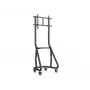 Equip 37-80 cali Wytrzymały wózek pod telewizor, 94 cm (37 cali), 2,03 m (80 cali), 200 x 200 mm, 600 x 400 mm, aluminium, tworzywo sztuczne, stal nierdzewna, czarny