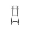Equip 37-80 cali Wytrzymały wózek pod telewizor, 94 cm (37 cali), 2,03 m (80 cali), 200 x 200 mm, 600 x 400 mm, aluminium, tworzywo sztuczne, stal nierdzewna, czarny