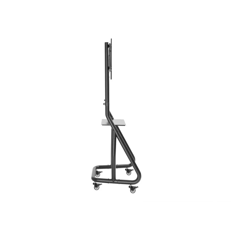 Equip 37-80 cali Wytrzymały wózek pod telewizor, 94 cm (37 cali), 2,03 m (80 cali), 200 x 200 mm, 600 x 400 mm, aluminium, tworzywo sztuczne, stal nierdzewna, czarny
