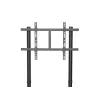 Equip 37-80 cali Wytrzymały wózek pod telewizor, 94 cm (37 cali), 2,03 m (80 cali), 200 x 200 mm, 600 x 400 mm, aluminium, tworzywo sztuczne, stal nierdzewna, czarny
