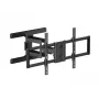 Equip 43–100 cali uchwyt pełnozakresowy do montażu telewizora, 200 x 200 mm, 800 x 400 mm, -10–5°, -60–60°, plastik, stal nierdzewna, czarny