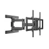 Equip 43–100 cali uchwyt pełnozakresowy do montażu telewizora, 200 x 200 mm, 800 x 400 mm, -10–5°, -60–60°, plastik, stal nierdzewna, czarny